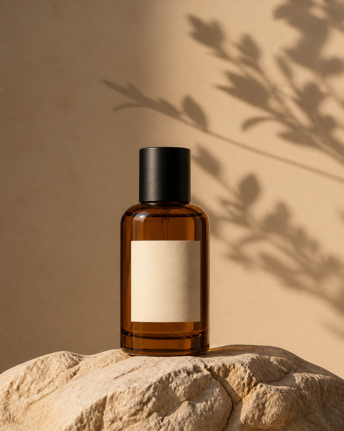 Amber perfume product image created for a campaign direction